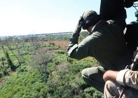 Ap&oacute;s 10 dias, opera&ccedil;&atilde;o na fronteira elimina 879 toneladas de maconha