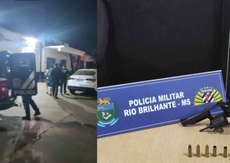 Em menos de duas horas, suspeito de tentativa de homicídio é preso em Rio Brilhante